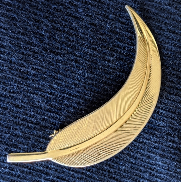 2 Vintage Willow Leaf Pin - Picture 5 of 12